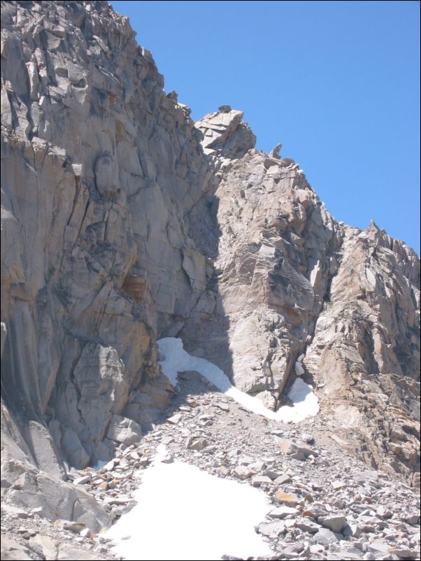 2005-08-13 Kearsarge Pinnacles (31) The chute we went up